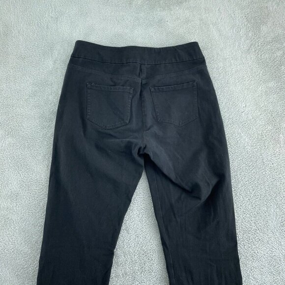 Soft Surroundings Womens Black Slim Fit Pants Size M  0960 - Picture 2 of 10